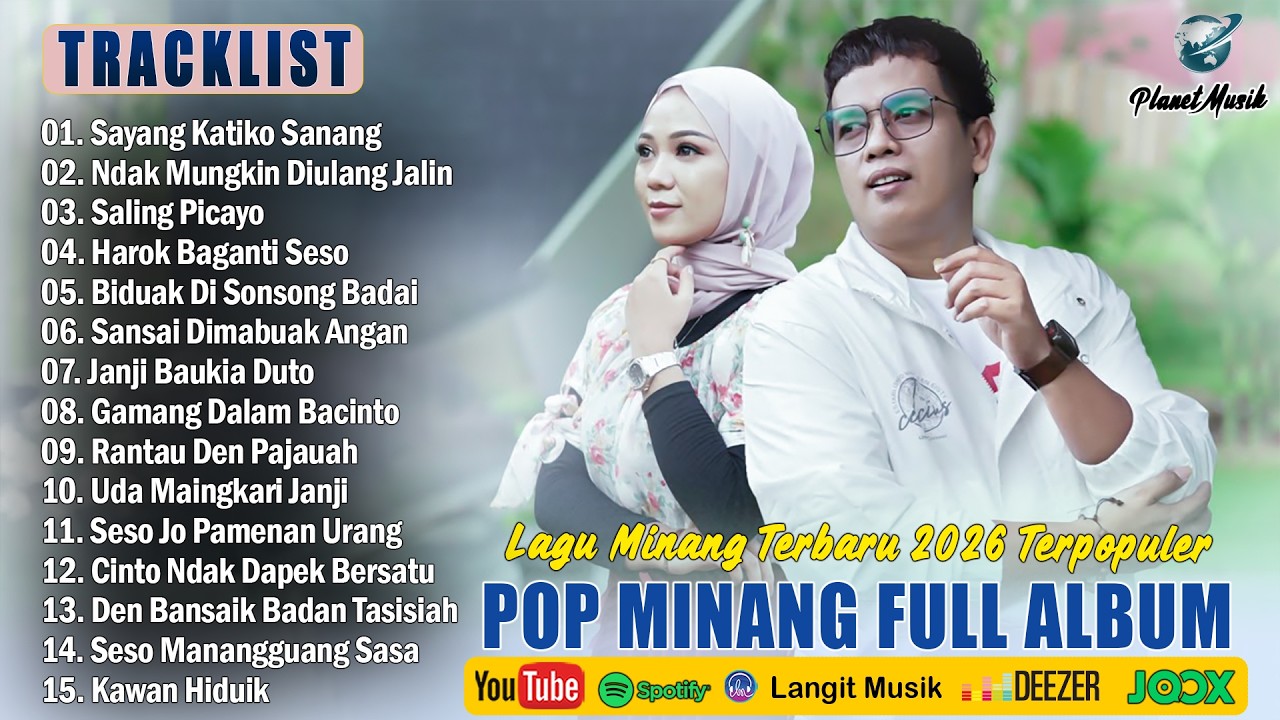 Lagu Minang Terbaru 2026 Tiktok - Kumpulan Lagu Minang Hits Viral Terbaik 2026 Full Album Terpopuler