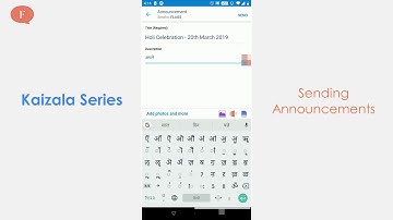 How to use Kaizala announcements? [Hindi]
