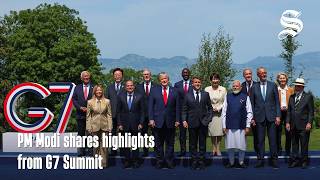 PM Modi showcases key moments from G7 Summit in Evian