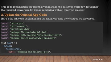 Solving the List dynamic  is Not a Subtype of Uint8List Error in Flutter