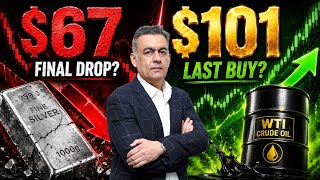 Crude $101 BOUNCE = Final Buy? Silver $67 Drop LOADED