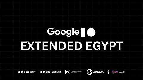 Google IO Extended Egypt 