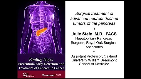 Surgical Treatment of Advanced Neuroendocrine Pancreas Tumors