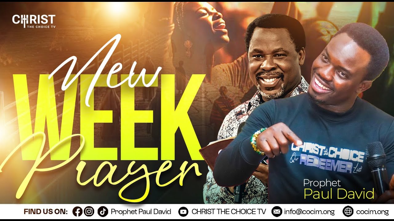 MONDAY ONLINE PROPHETIC FIRE PRAYER WITH PROPHET PAUL DAVID!! 