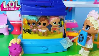 NEW FISH IN THE AQUARIUM😂😂Dolls LOL SURPRISE funny cartoons collection Darinelka