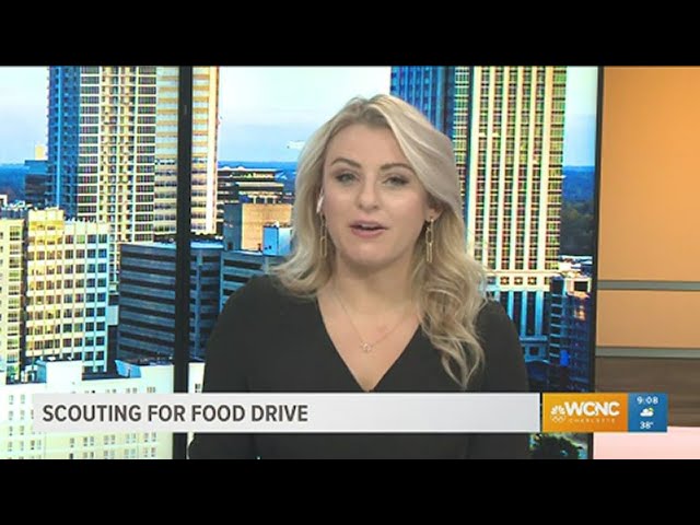 WCNC Charlotte and TEGNA Foundation support Scouting For Food with $7,000 donation class=