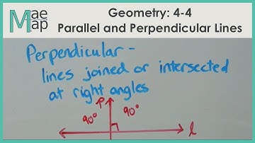 Geometry: 4-4 Parallel and Perpendicular Lines