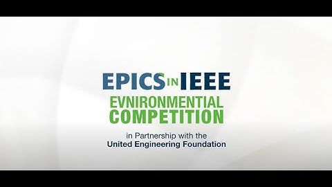 EPICS in IEEE Environmental Competition