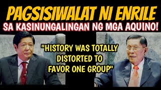 ENRILE NAGSALITA NA TUNGKOL SA MARCOS VS AQUINO | MARTIAL LAW INTERVIEW (REACTION \& COMMENT)