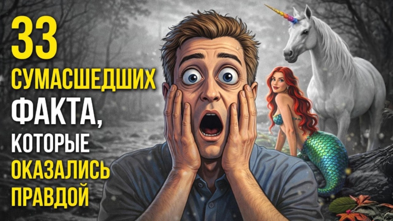33 СУМАСШЕДШИХ Факта, Которые Звучат Как Миф, Но Это Реальность