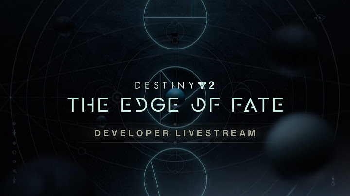 Destiny 2: The Edge of Fate | Developer Livestream II