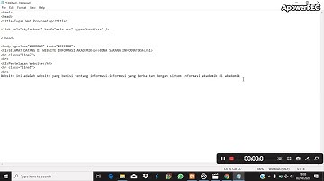 Tugas web programming pertemuan 2