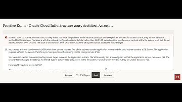 Oracle Cloud Infrastructure 2025 Architect Associate Practice Exam