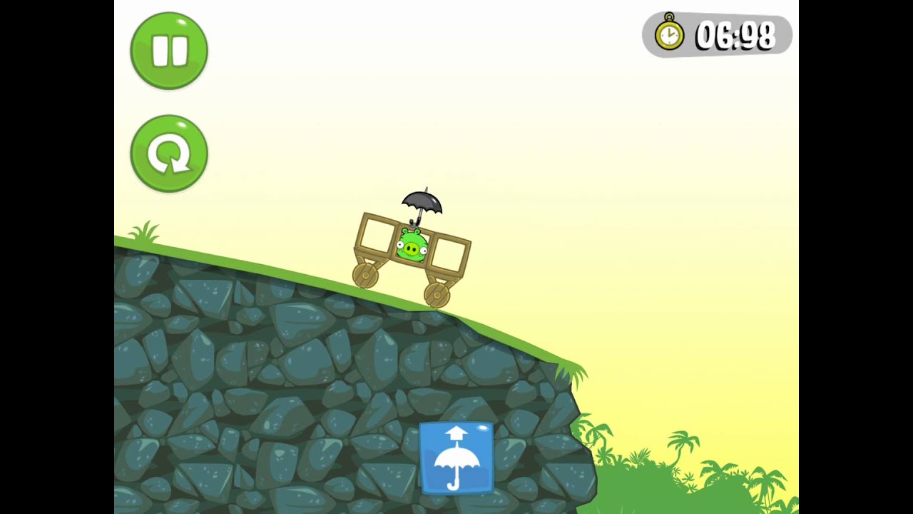 Bad Piggies - Ground Hog Day - level 1-17 Three Star Walkthrough