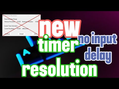 Видео: Понижение задержки и "инпут лага" timer resolution