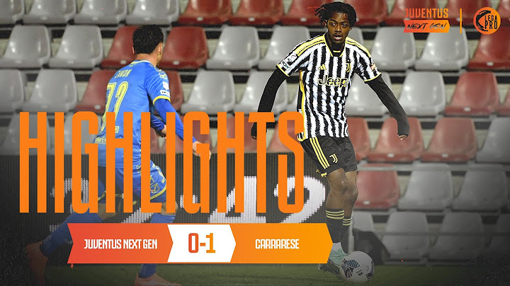 HIGHLIGHTS: JUVENTUS NEX GEN 0-1 CARRARESE