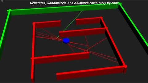 Roomba - raytracing search algorithm
