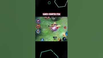 Saber counter items #mobilelegends #mlbb