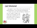 Story 24: Last Weekend | Short Stories 1