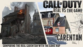 How accurate is the Call of Duty Map Carentan.