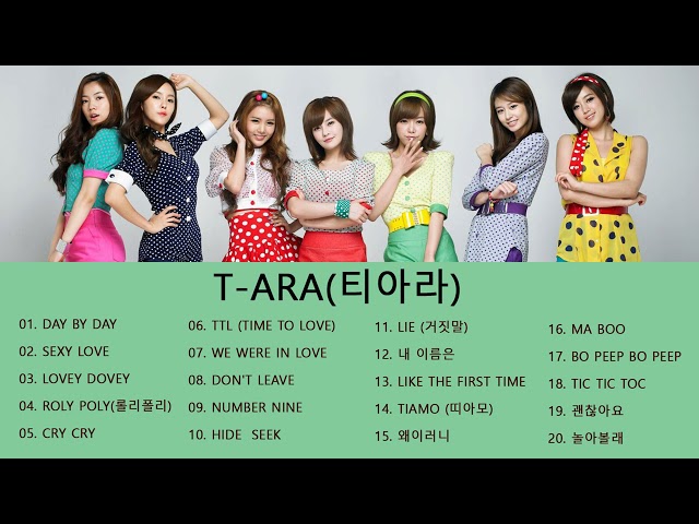 TARA (티아라) BEST SONGS PLAYLIST 2021 UPDATED | 티아라 노래 모음(광고 없음) class=