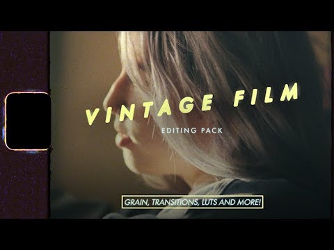 NEW: Vintage Film Editing Pack (Super 8 Overlays, Grain, LUTs, Film Burns and more)