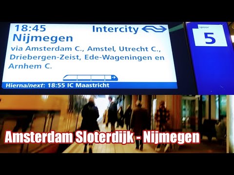 Amsterdam Sloterdijk - Nijmegen - Double Decker Train | Tuesday 29 March 2022 | 6:45 pm