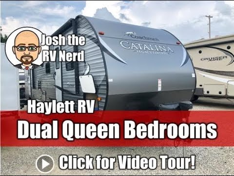 2018 Coachmen 343tbds Catalina Dual Queen Bedroom Two Slide Barely