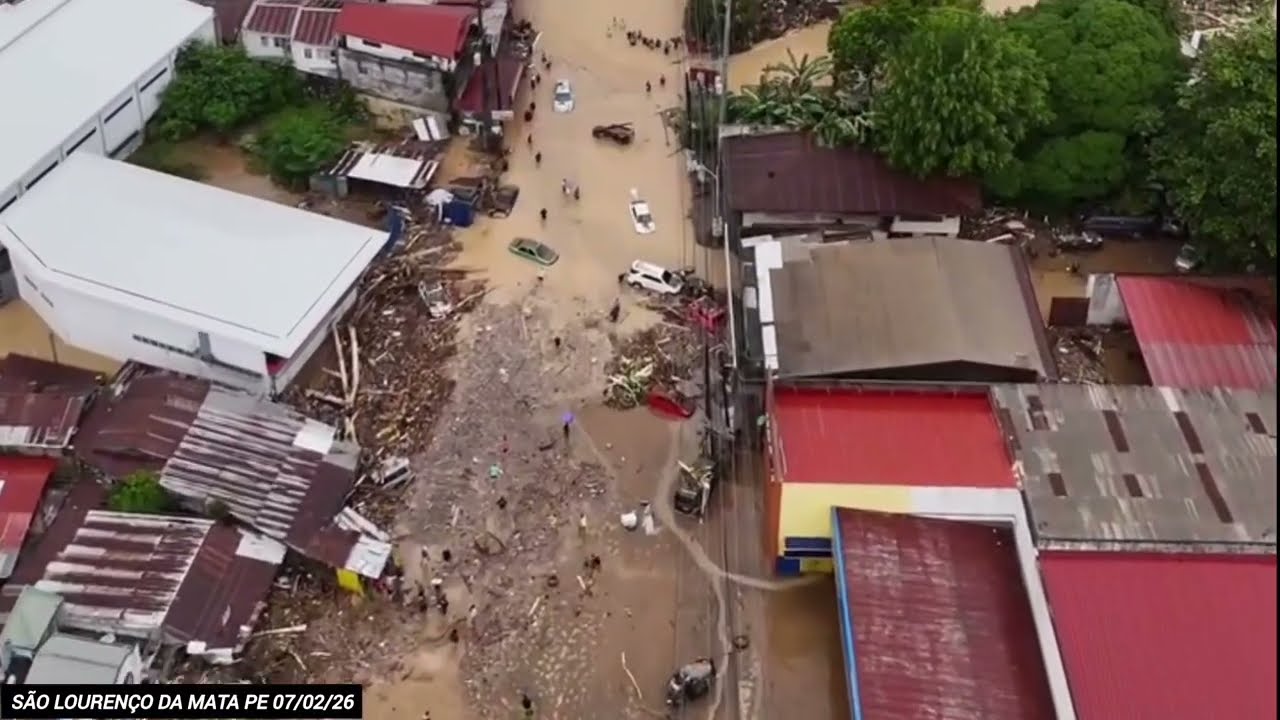 CIDADES DE PERNAMBUCO AMANHECEM DEBAIXO D'ÁGUA 07/02/26