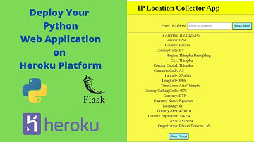 How to deploy python web application in heroku platform (Free of Cost)