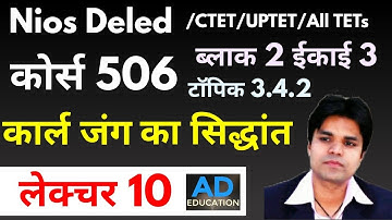 Nios Deled Course 506 Lecture 10 Topic 3.4.2 कोर्स 506 ईकाई 3