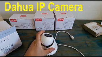Unboxing of Dahua IP Cameras Dome and Bullet HDW1320 & HFW4421