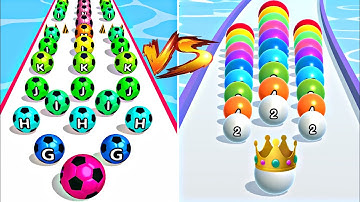 MAX LEVELS BallRun2048 vs A-Z Run🔮💥: All Levels Gameplay Walkthrough Android ,iOS NEW UPDATE