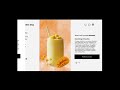 ✨ Smoothie Shop Website Design in Figma + Animation | UI/UX Motion Design.   #longvideo 