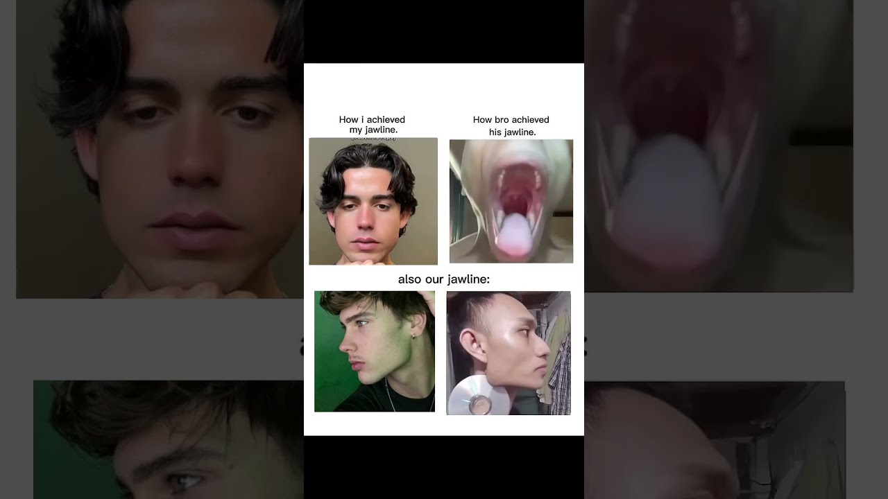 Real Subscribe For More Shorts Funny Jawline Bro Looksmaxxing Trending