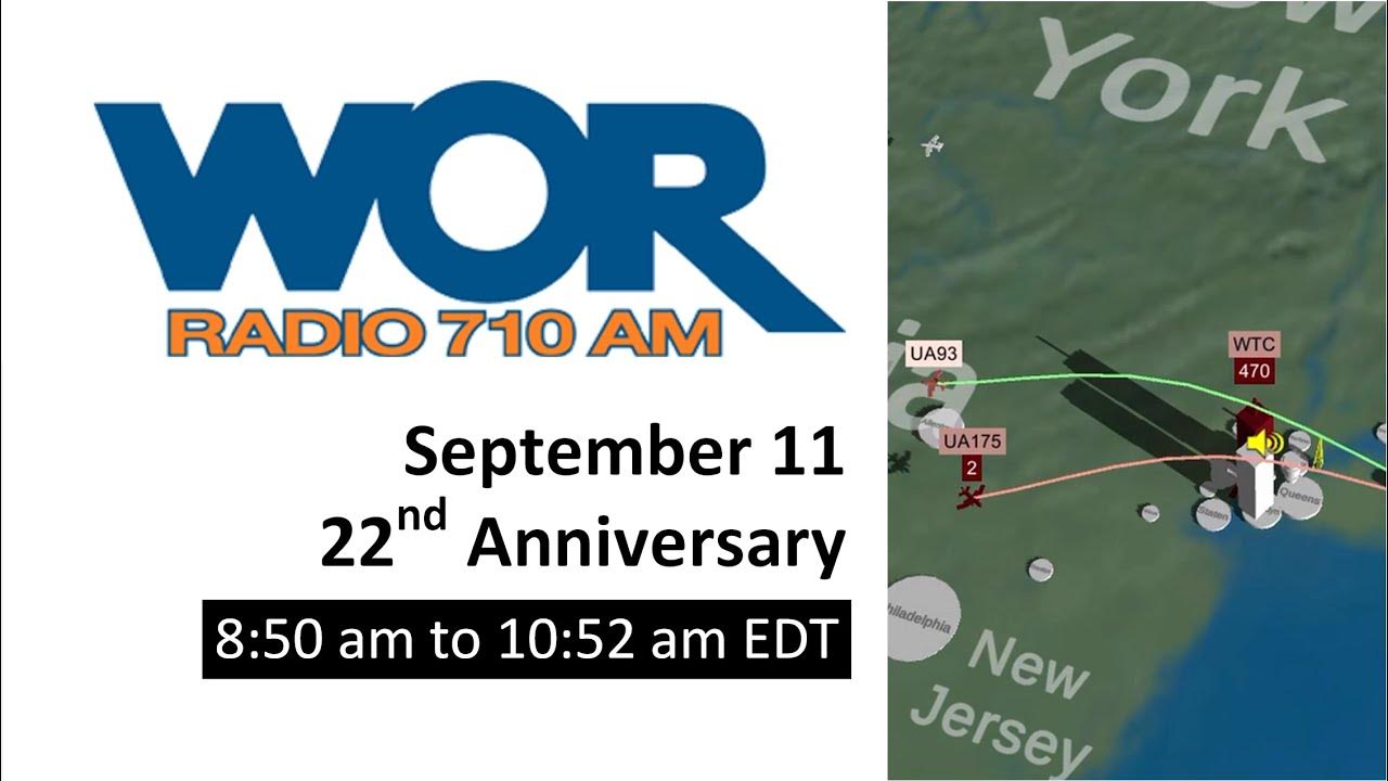 Real time september 11 2001 wor radio 710 am 8 50am 10 51am edt