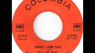 Video thumbnail of "Billy Joe Royal - Should I Come Back"