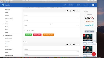 Vue와 Firebase로 모던웹사이트 만들기 강좌 033 v form으로 유효성 검사하기