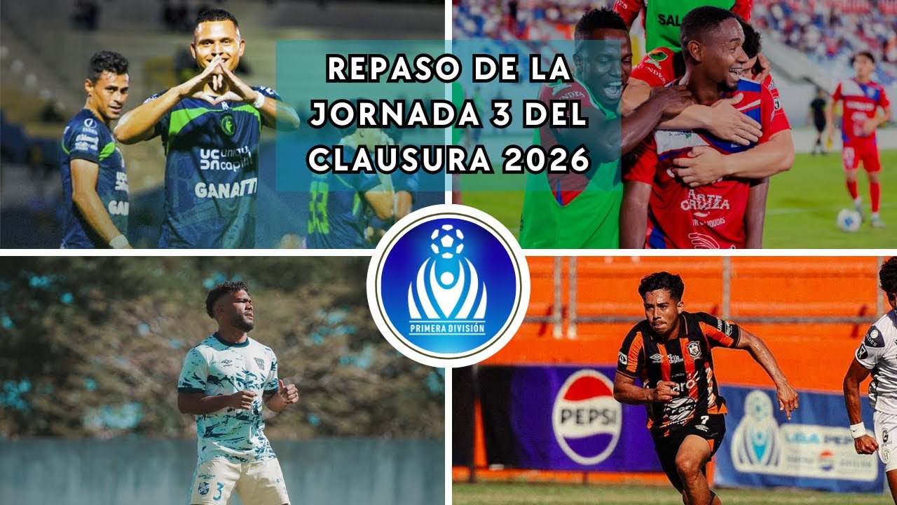EN VIVO: REPASO DE LA JORNADA 3 DEL CLAUSURA 2026 - YouTube