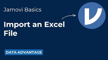 Import an Excel file into Jamovi
