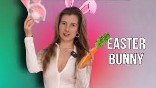 Dressed Up As The Easter Bunny: Try On Undergarments