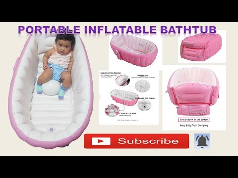 Inflatable Baby Bathtub Set up - YouTube