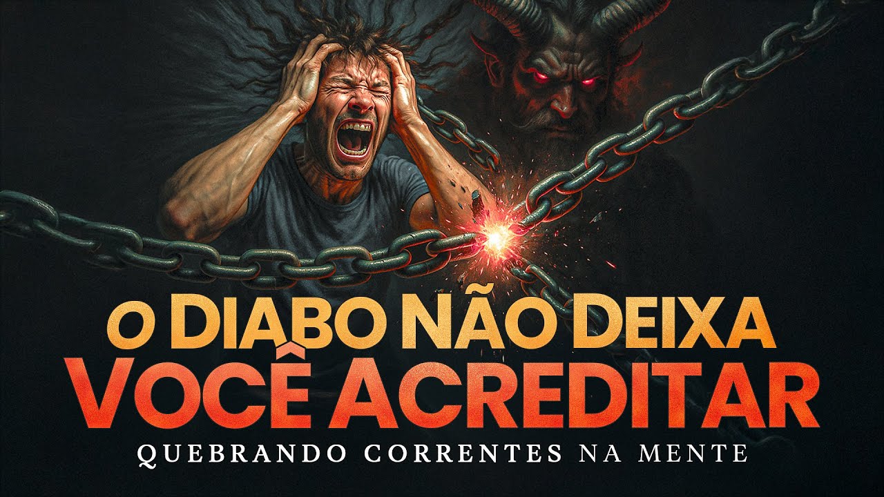 O DIABO NÃO DEIXA VOCÊ ACREDITAR - Quebrando correntes na mente -  Lamartine Posella