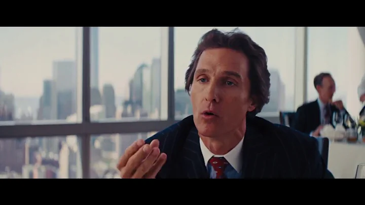 The wolf of Wall Street Matthew McConnaughey scene