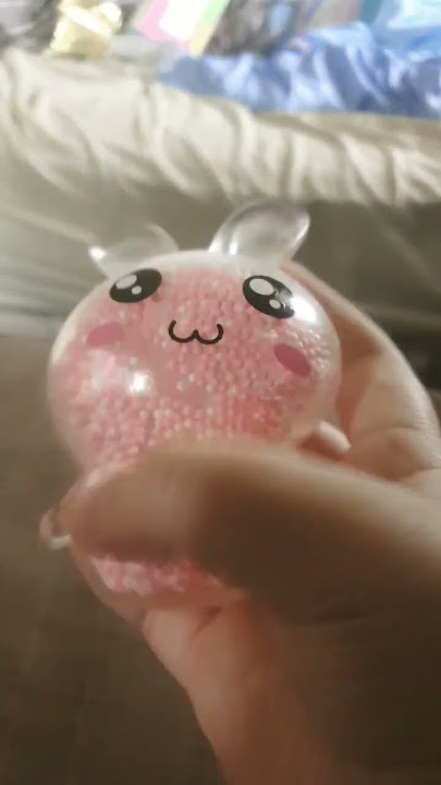 I got a bunny squishy #cute#kawail#fun