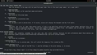 How to open a PDF file from terminal in Linux