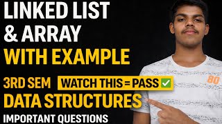 Difference Between Array and Linked List (Part-1) | Data Structure | RGPV & AKTU