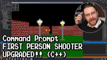 Upgraded! First Person Shooter at Command Prompt (C++)