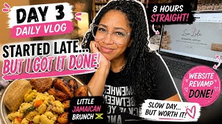 Started Late, Ate Jamaican & STILL Got It Done! 😂 | Daily Vlog #3