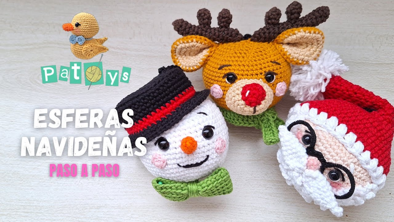 КОЛЛЕКЦИЯ РОЖДЕСТВЕНСКИХ ШАРОВ АМИГУРУМИ